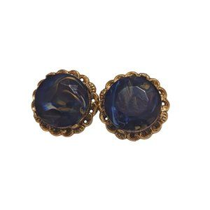Vintage West German Clip Earrings